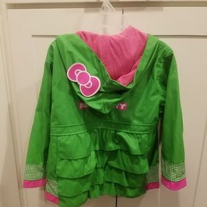 Size 4/5 girl Western Chief Hello Kitty raincoat